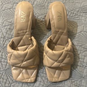 Zara nude heels size 36